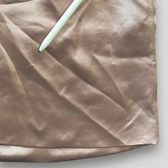 VERA WANG SATIN DRESS DESIGNER PARTY COCKTAIL EVENT HOLIDAY GOWN SMALL 4 38 - Picture 2 of 11